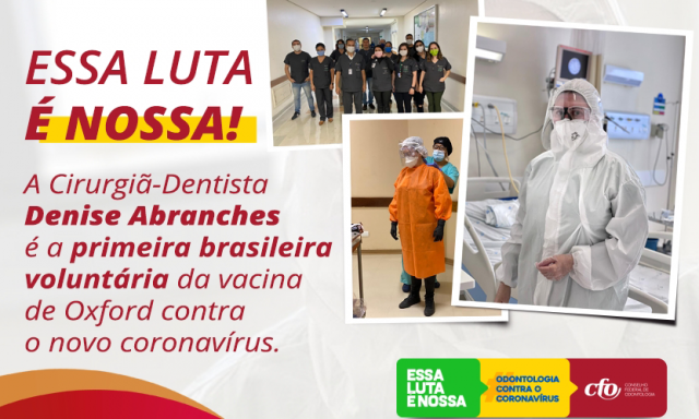 Cirurgiã-Dentista de São Paulo é a primeira brasileira voluntária da vacina de Oxford contra o novo coronavírus