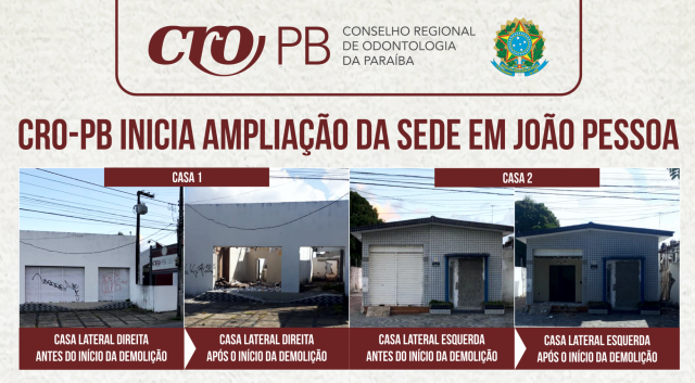 CRO-PB INICIA AMPLIAÇÃO DA SEDE EM JOÃO PESSOA