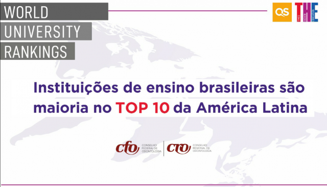 Instituições de ensino brasileiras são maioria no top 10 da América Latina