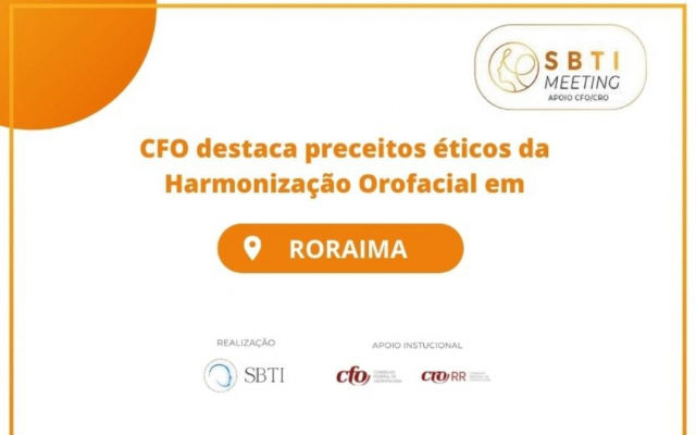 CFO destaca exercício ético frente à Harmonização Orofacial em Meeting de HOF no estado de Roraima