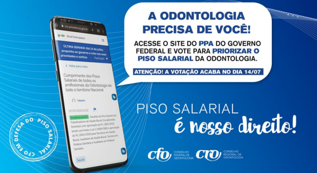 Sistema Conselhos na luta pelo cumprimento do piso salarial da Odontologia